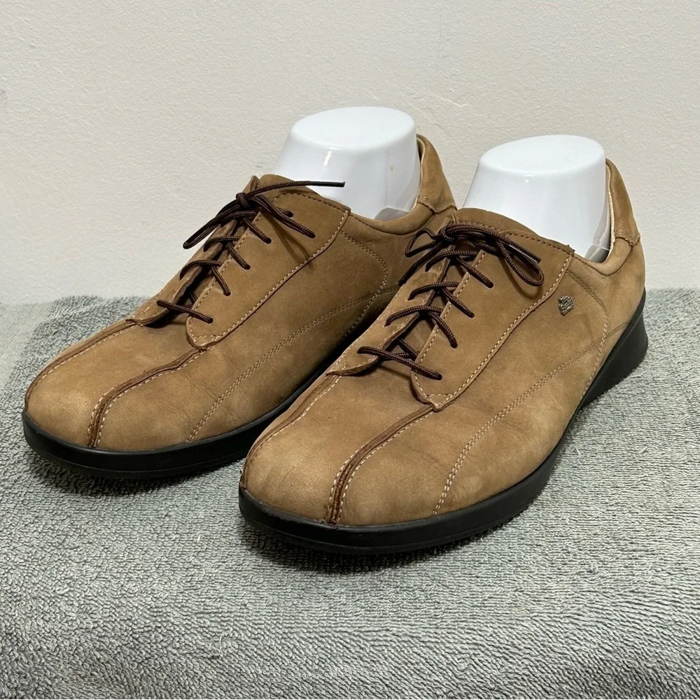 Finn Comfort Leather Oxford Shoes